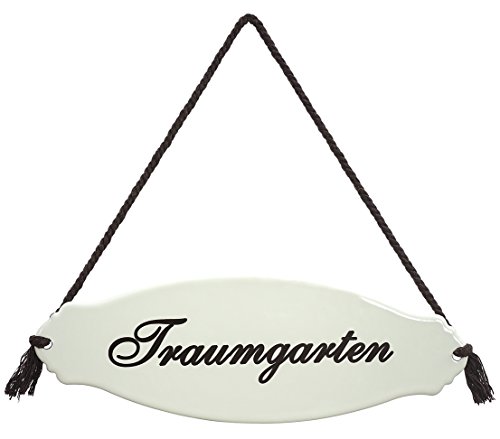dehner-traumgarten-gartenschild-stahl-wei-beige image 2