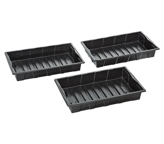 dehner-anzuchtschalen-kunststoff-schwarz-3-st-ck-37-cm image 1