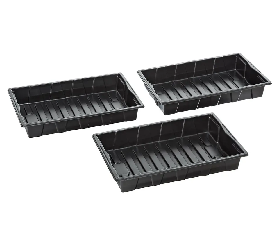 dehner-anzuchtschalen-kunststoff-schwarz-3-st-ck-37-cm image 1