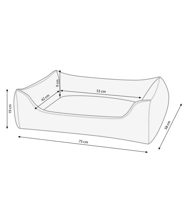 dehner-lieblinge-sammy-hundebett-90x70-cm-grau image 2