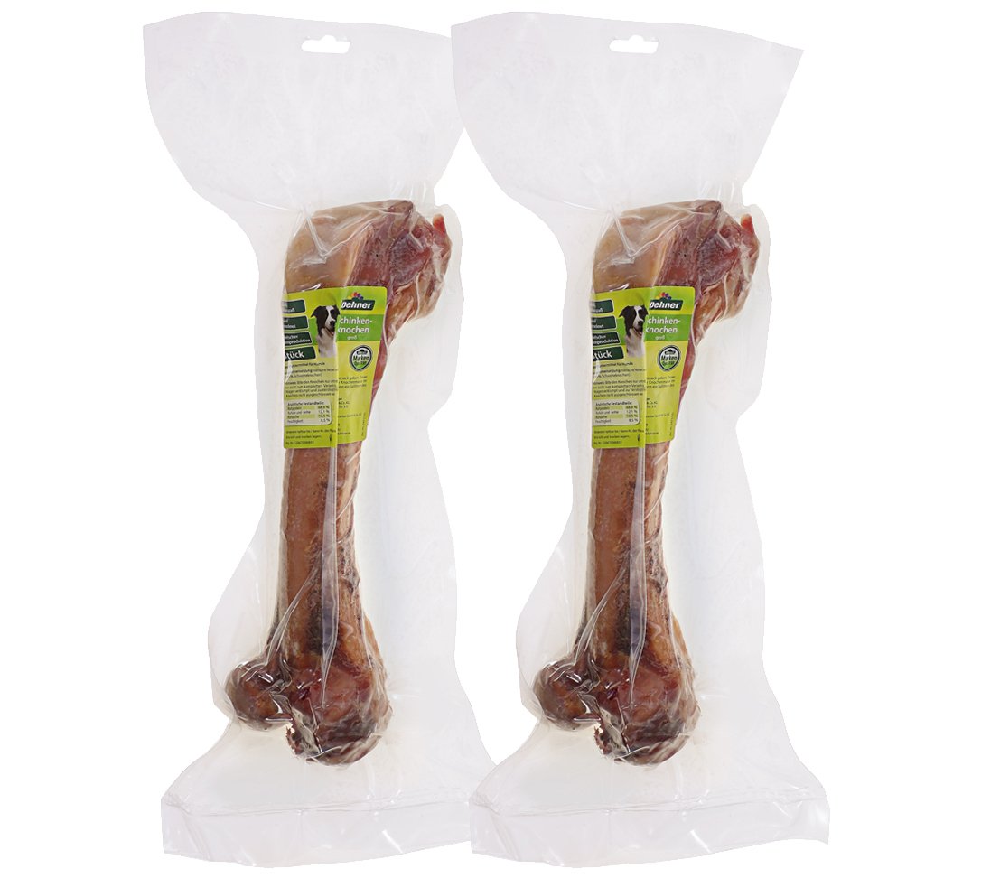 dehner-mammut-schinkenknochen-hundesnack-2-st-ck image 1