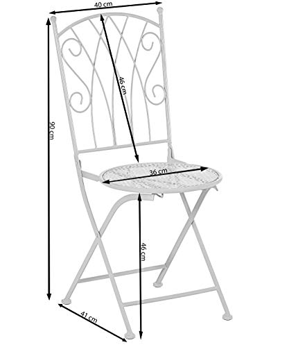 dehner-luca-klappstuhl-2er-set-metall-wei-91x50x41-cm image 6
