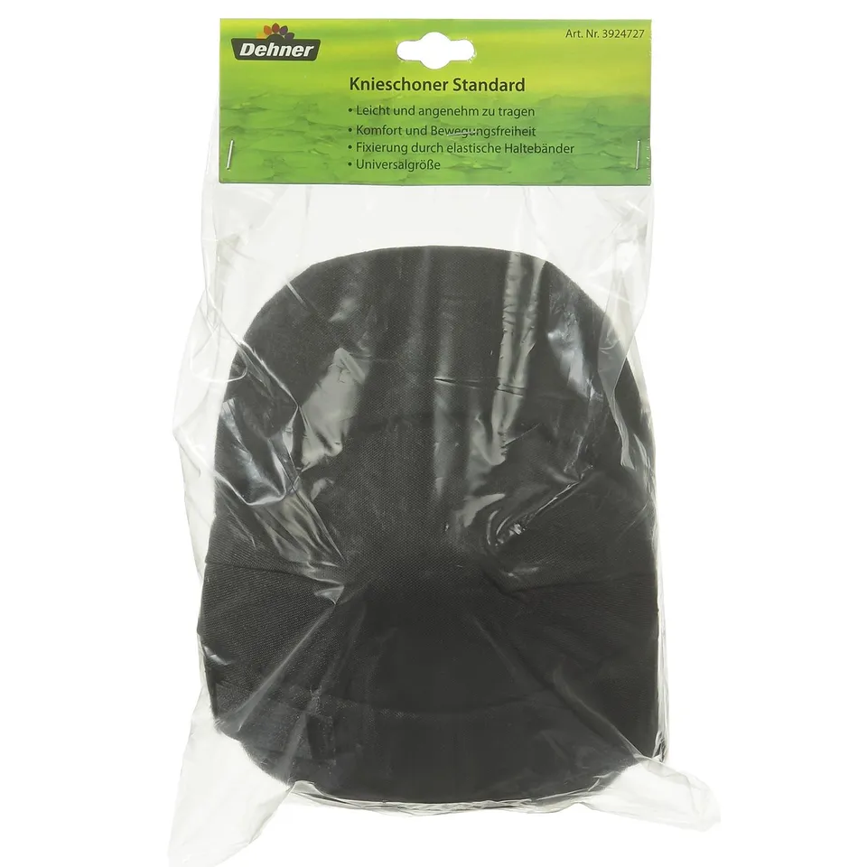 dehner-knieschoner-standard-knieschutz-schwarz-24x24-cm image 1