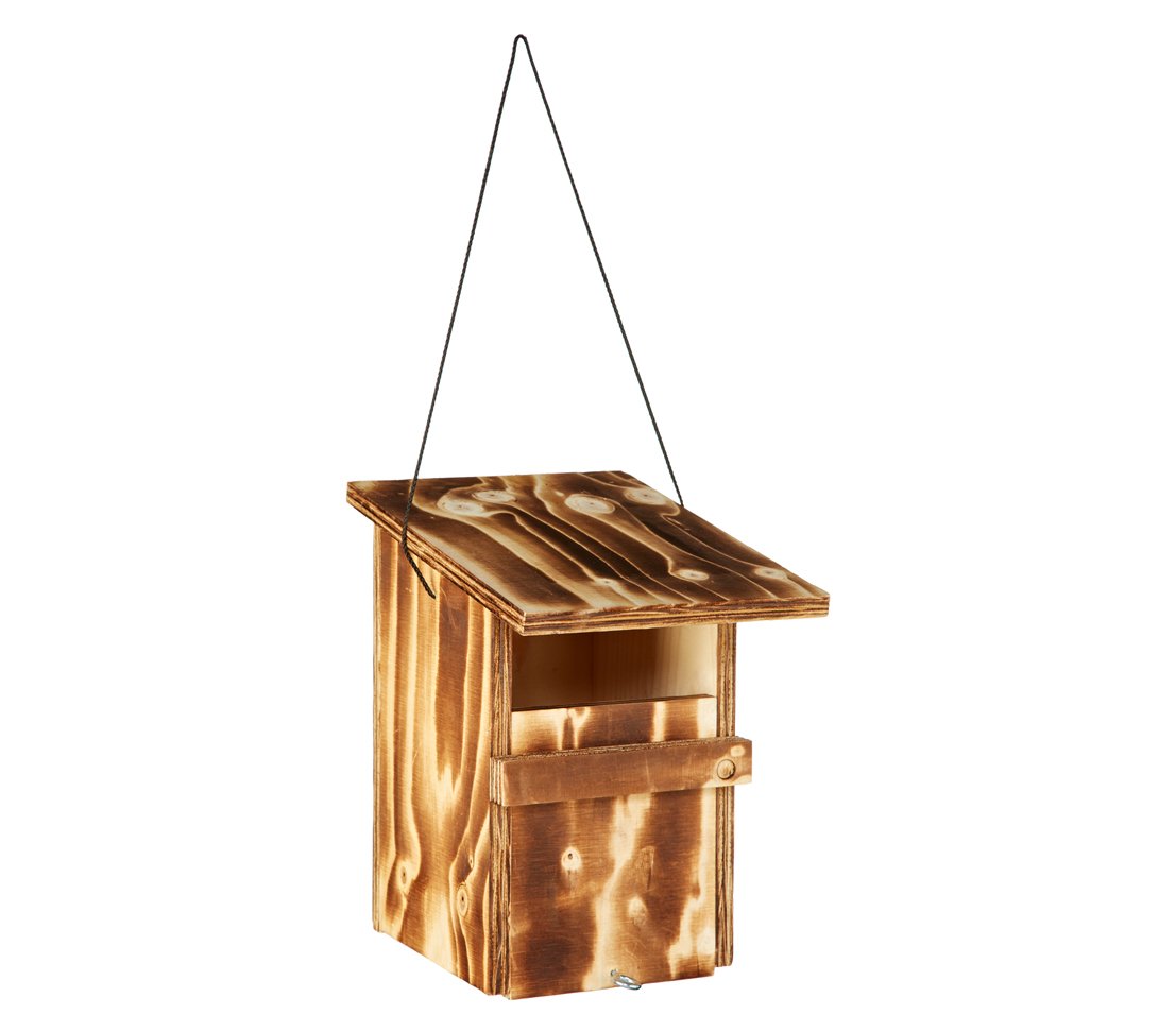 dehner-natura-nistkasten-halbhh-hle-vogelhaus-holz-braun image 1