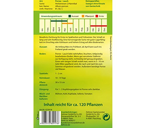 dehner-herbstriesen-2-hannibal-porree-saatgut-5er-pack image 4