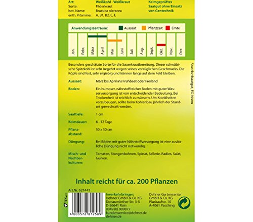 dehner-wei-kohl-filderkraut-gem-sesamen-5er-pack-sauerkraut image 4