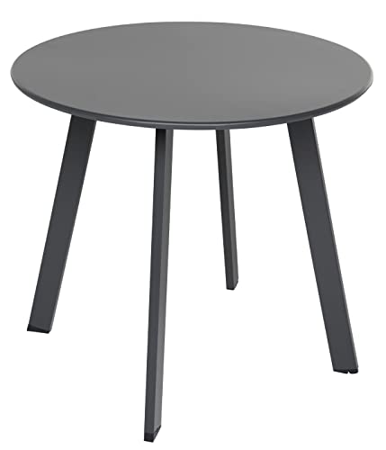 dehner-lian-kaffeetisch-stahl-grau-50-cm-wetterfest image 8