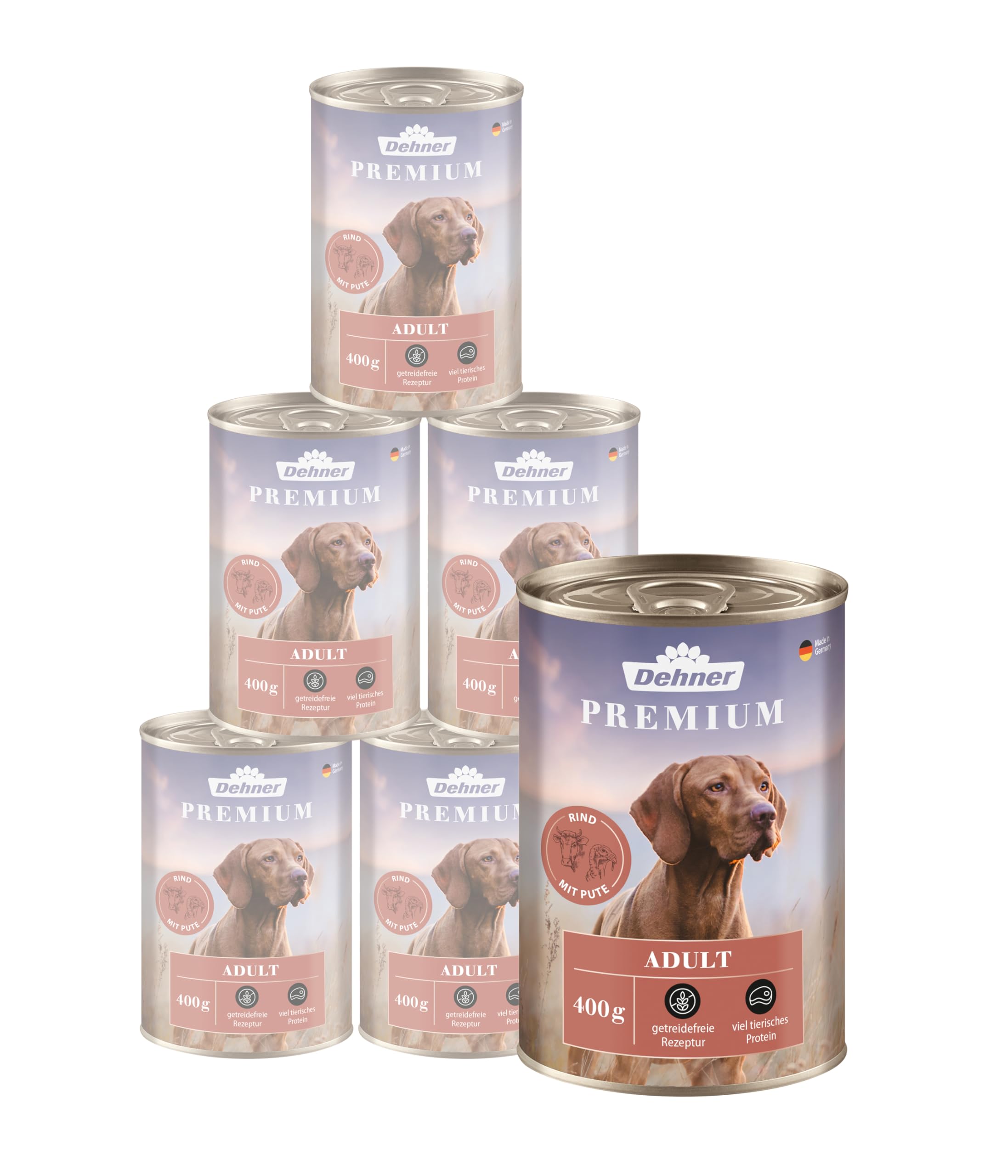 dehner-premium-hundefutter-nassfutter-rind-wild-adult-6x800g image 4