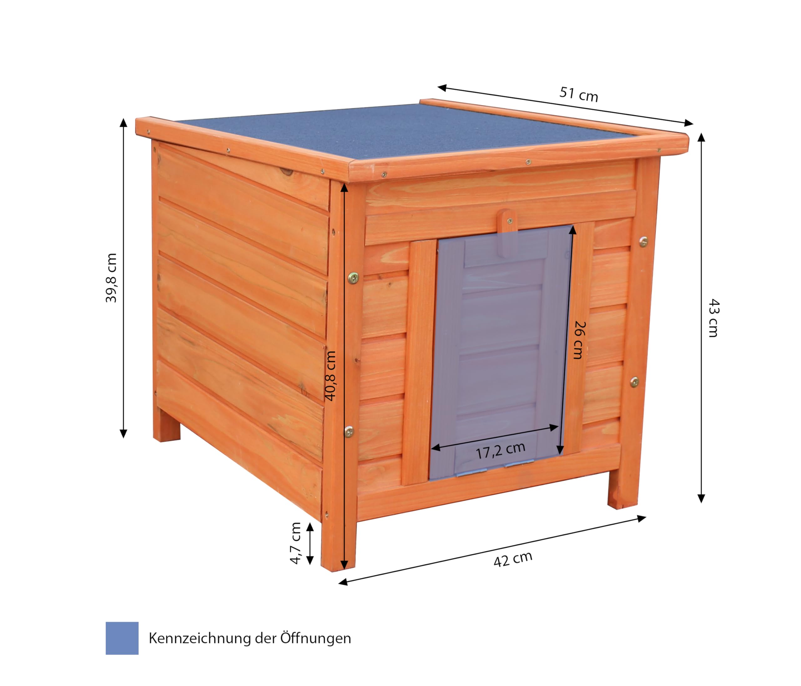 dehner-nagerschlafhaus-holz-51x42-cm-klappdach image 4