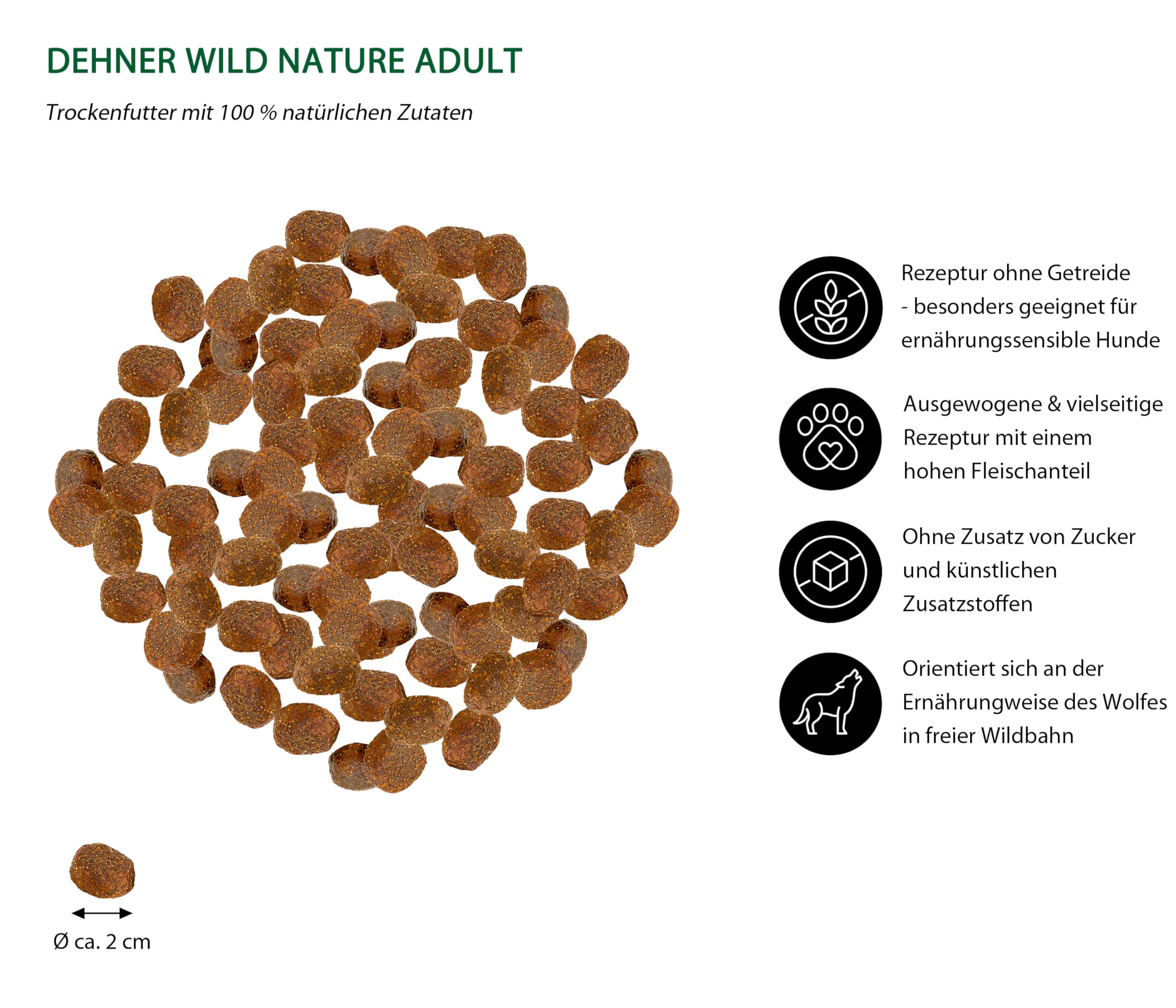 dehner-wild-nature-bergweide-trockenfutter-pferd-12-kg-getreidefrei image 2