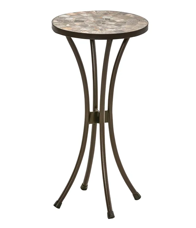 dehner-grazia-blumenhocker-mosaik-braun-grau-30-cm image 1