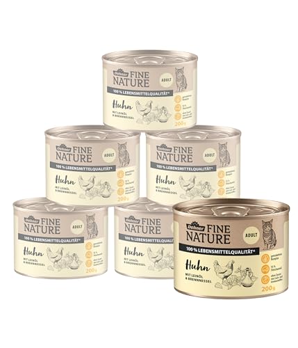 dehner-fine-nature-katzenfutter-huhn-adult-6x200-g-getreidefrei image 7