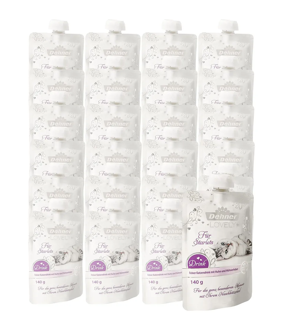 dehner-lovely-katzendrink-huhn-24x140-g-zuckerfrei image 1