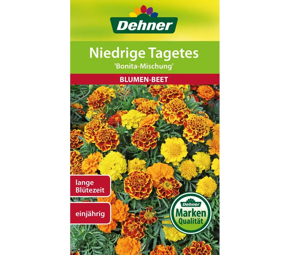 dehner-tagetes-bonita-mischung-blumensamen-5er-pack-langbl-hend image 1