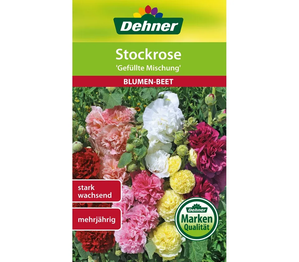 dehner-stockrose-blumensamen-gef-llte-mischung-5er-pack-mehrj-hrig image 1