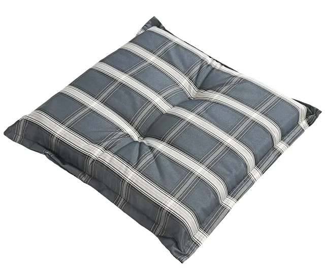 dehner-sitzkissen-lancy-50x50x8-cm-graues-stuhlkissen-polyester image 1