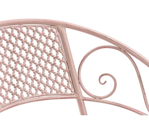 dehner-provence-stylo-gartenstuhl-metall-pink image 5