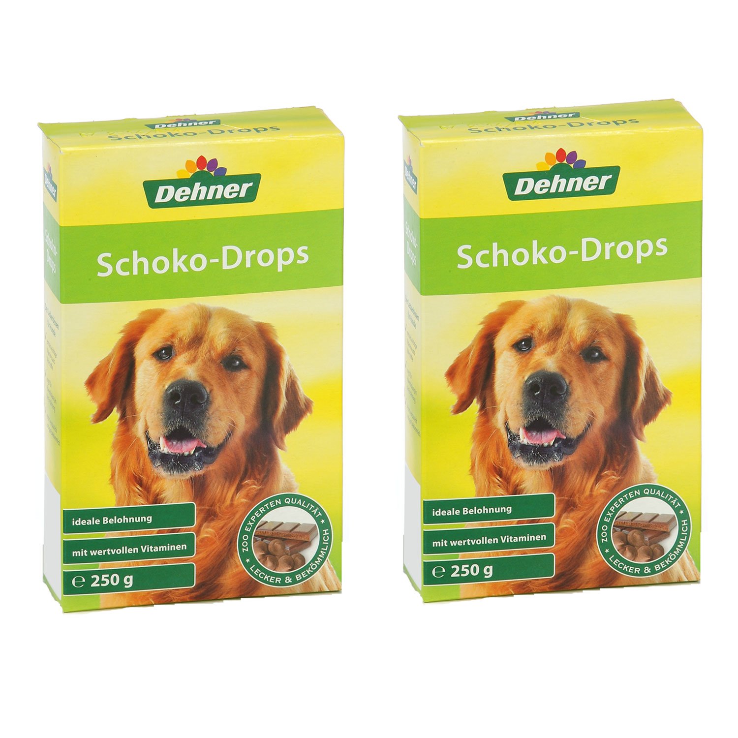 dehner-schoko-drops-hundeleckerlis-500g-2x250g image 1