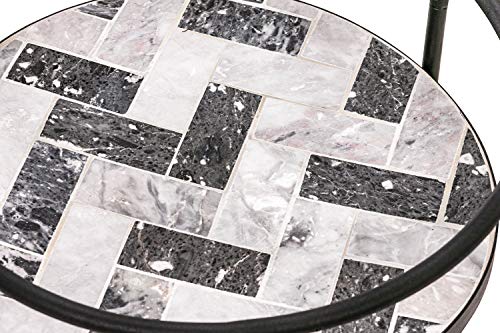 dehner-letizia-mosaik-beistelltisch-eisen-stein-grau-wei image 7