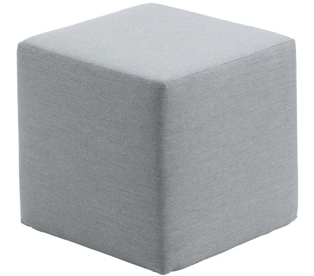 dehner-sam-gartenhocker-45x45-cm-grau-wetterfest image 1