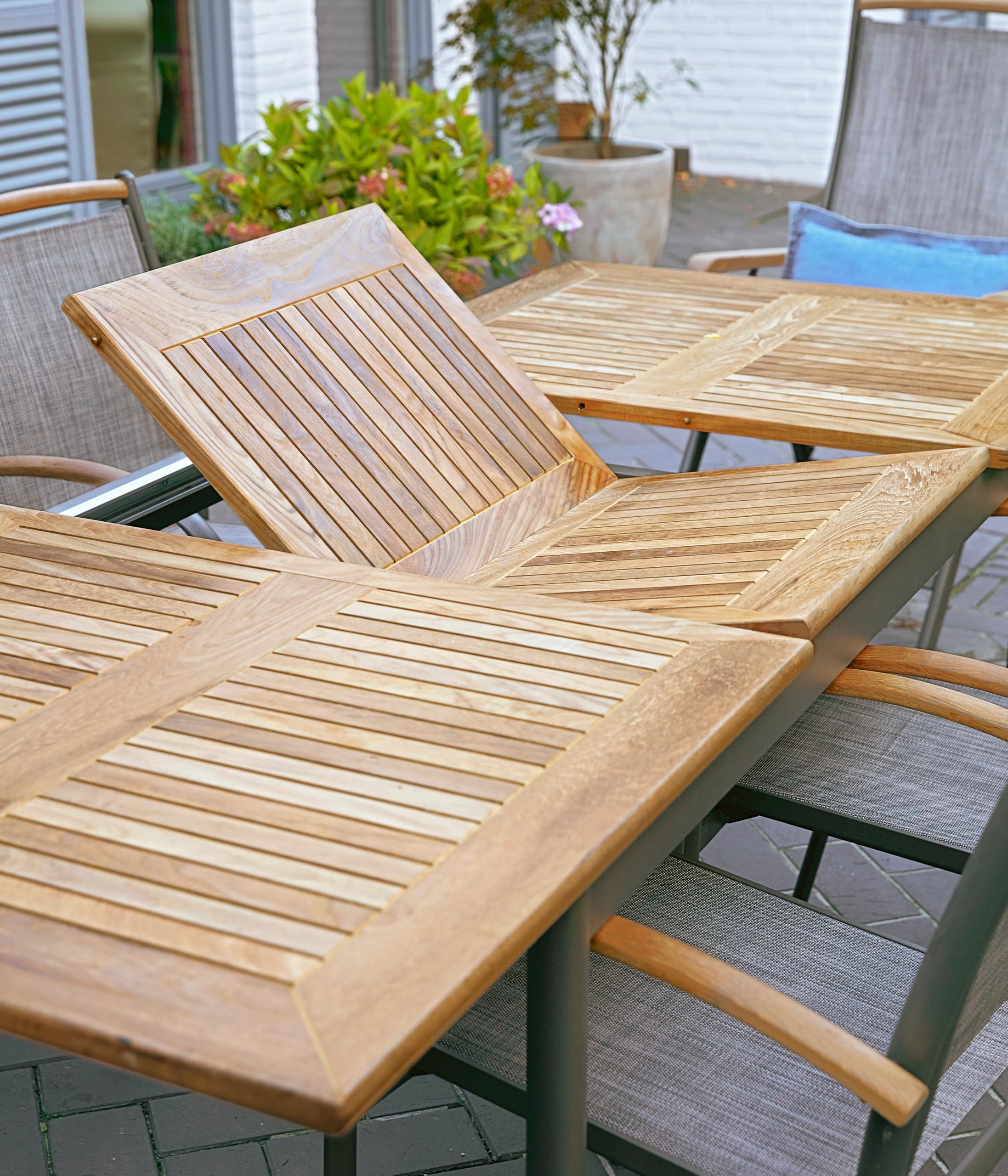 dehner-calais-auszugstisch-gartentisch-teak-152-210cm image 7