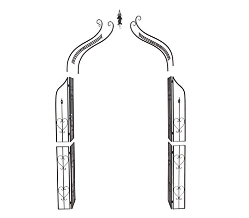 dehner-rosenbogen-heart-schwarz-metall-kletterhilfe image 4