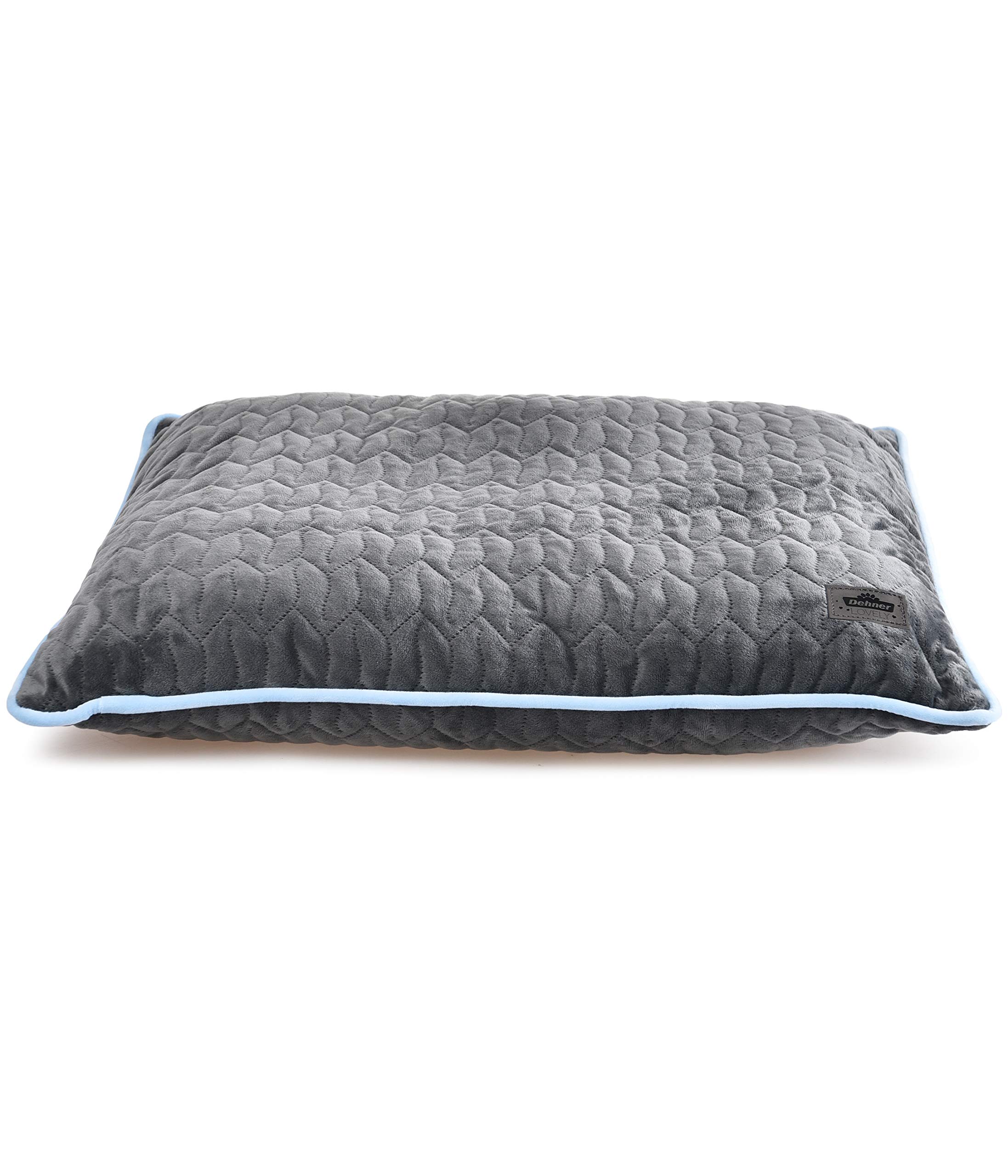 dehner-lovely-nickerchen-katzenkissen-dunkelgrau-50x35-cm image 1