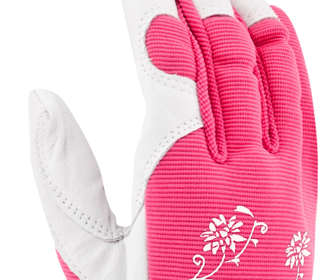 dehner-jardy-gartenhandschuh-gr-e-9-l-leder-pink image 2