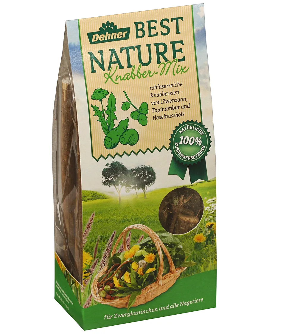 dehner-best-nature-knabber-mix-l-wenzahn-nagersnack-90-g-nat-rlich image 1