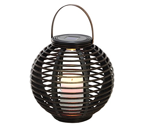 dehner-living-solarleuchte-rattan-solarlampe-30x20-cm-gelb image 4