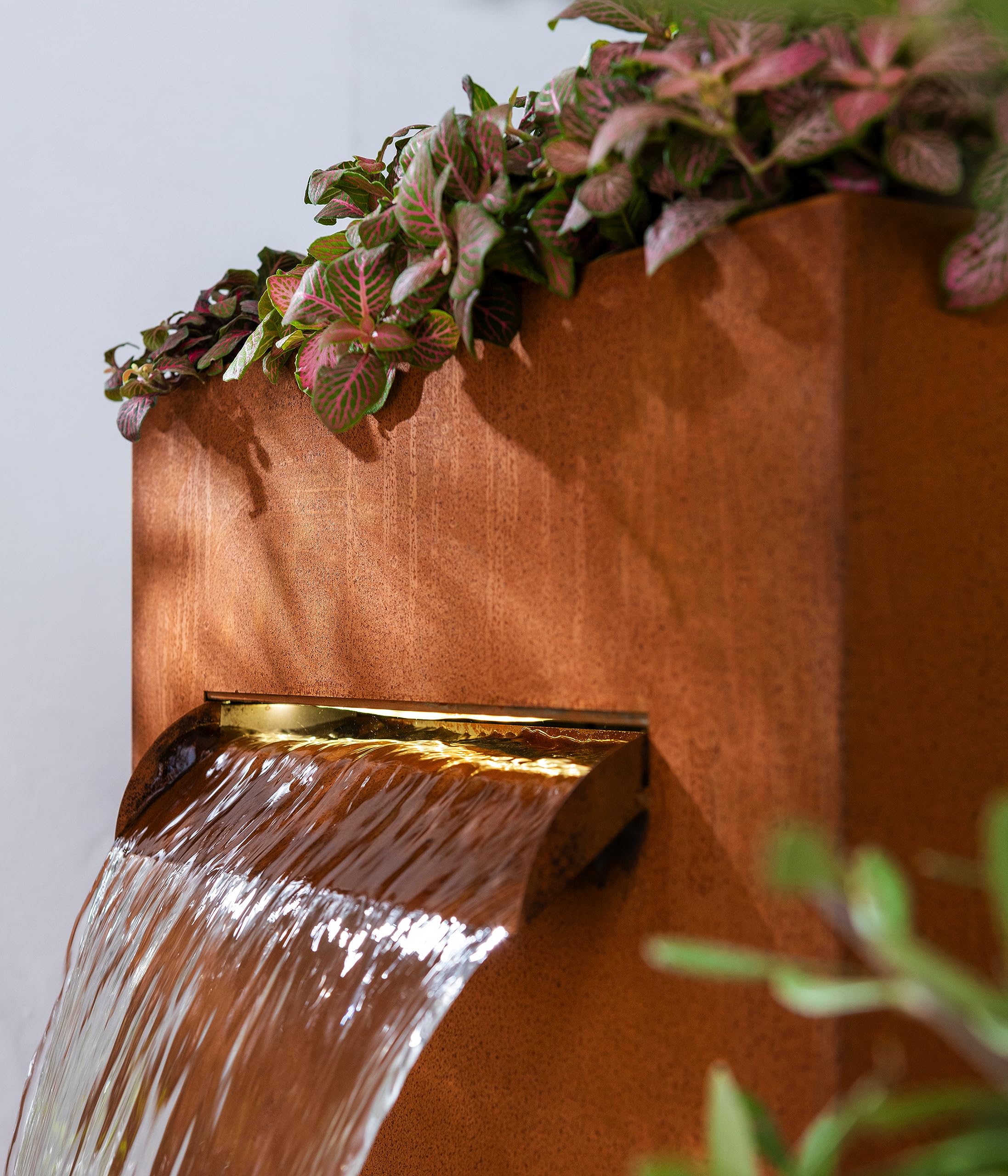 dehner-perth-gartenbrunnen-led-cortenstahl-rost-89cm image 7
