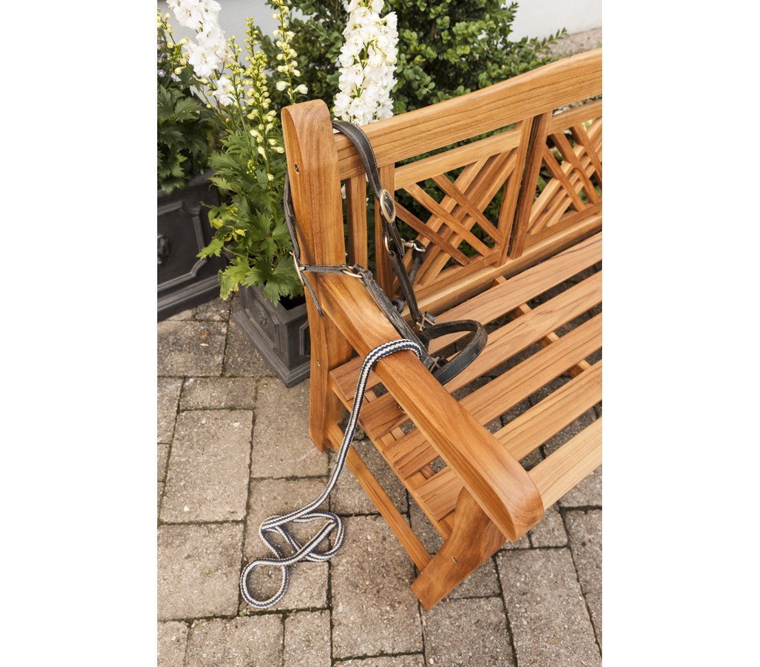 dehner-korfu-gartenbank-3-sitzer-teakholz-150x90x66cm image 6