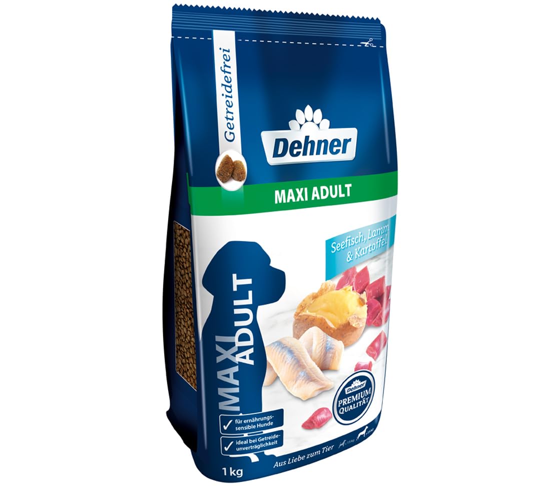 dehner-premium-maxi-adult-trockenfutter-seefisch-12-5-kg-getreidefrei image 1