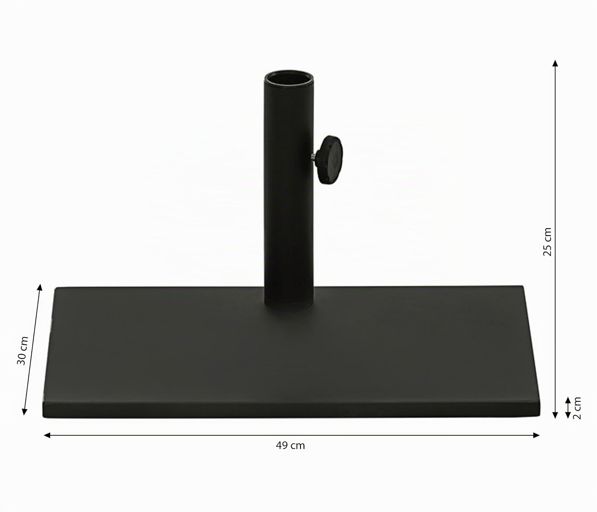 dehner-schirmst-nder-schwarz-20-kg-metall-sonnenschirmst-nder image 3
