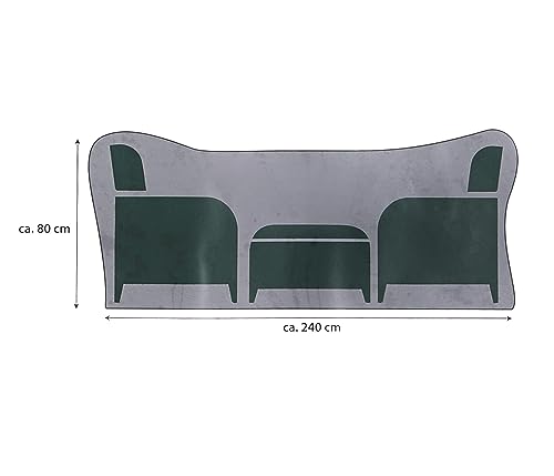 dehner-abdeckung-sitzgruppe-240x80x200-cm-polyester-grau-wasserabweisend image 8
