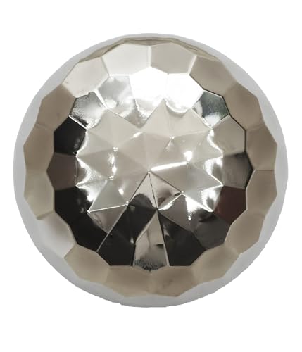 dehner-edelstahlkugel-diamant-deko-20cm-silber-poliert image 2