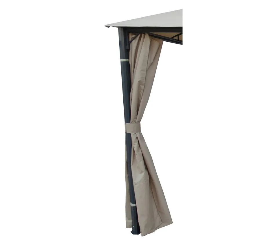 dehner-pavillon-dubai-seitenteile-3x4-m-beige-4-stk image 1