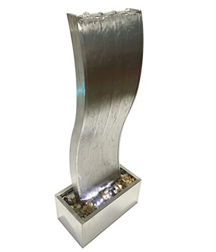 dehner-gartenbrunnen-curve-led-edelstahl-108-cm image 7