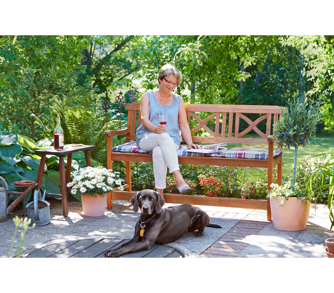 dehner-malm-gartenbank-3-sitzer-akazie-holzbank-natur-166-cm image 6