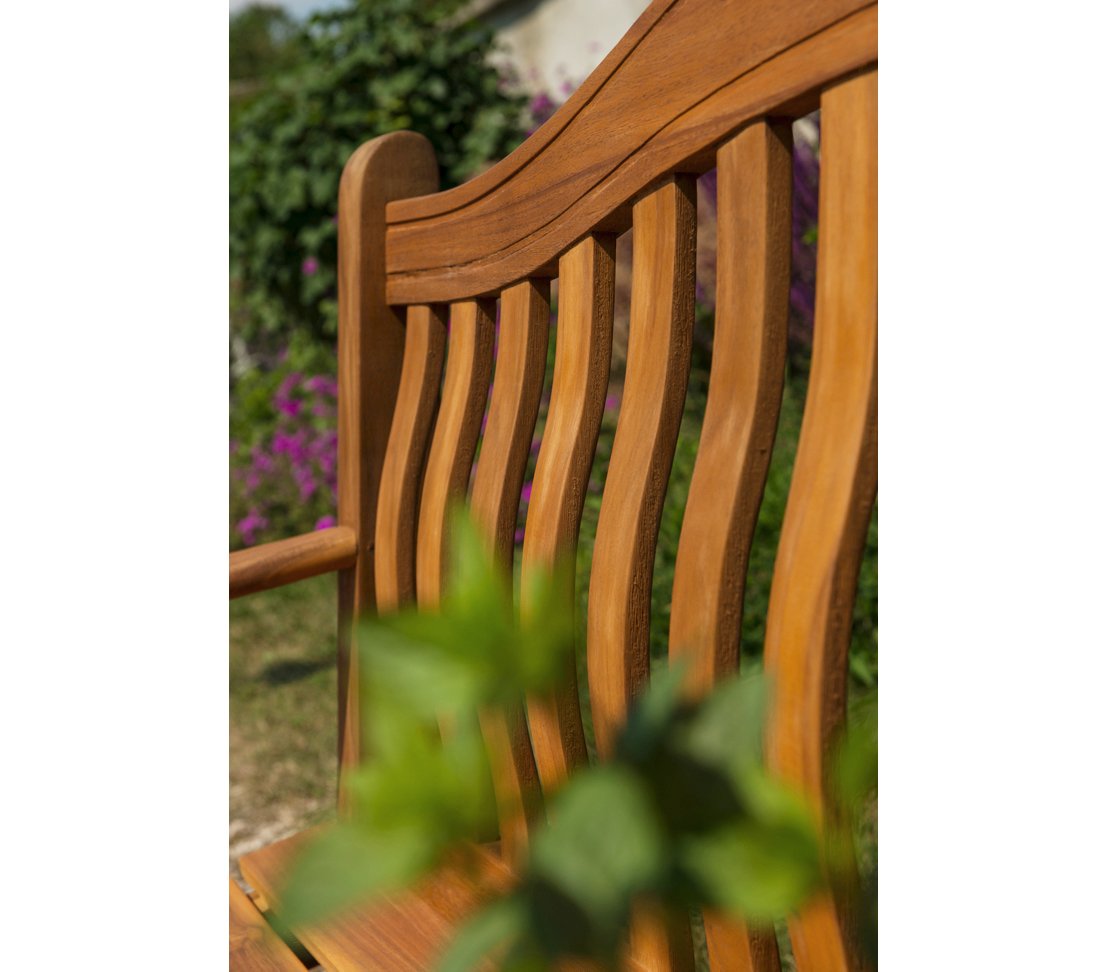 dehner-gartenbank-samui-3-sitzer-akazienholz-natur-161-cm image 3