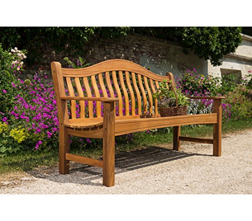 dehner-gartenbank-samui-3-sitzer-akazienholz-natur-161-cm image 6