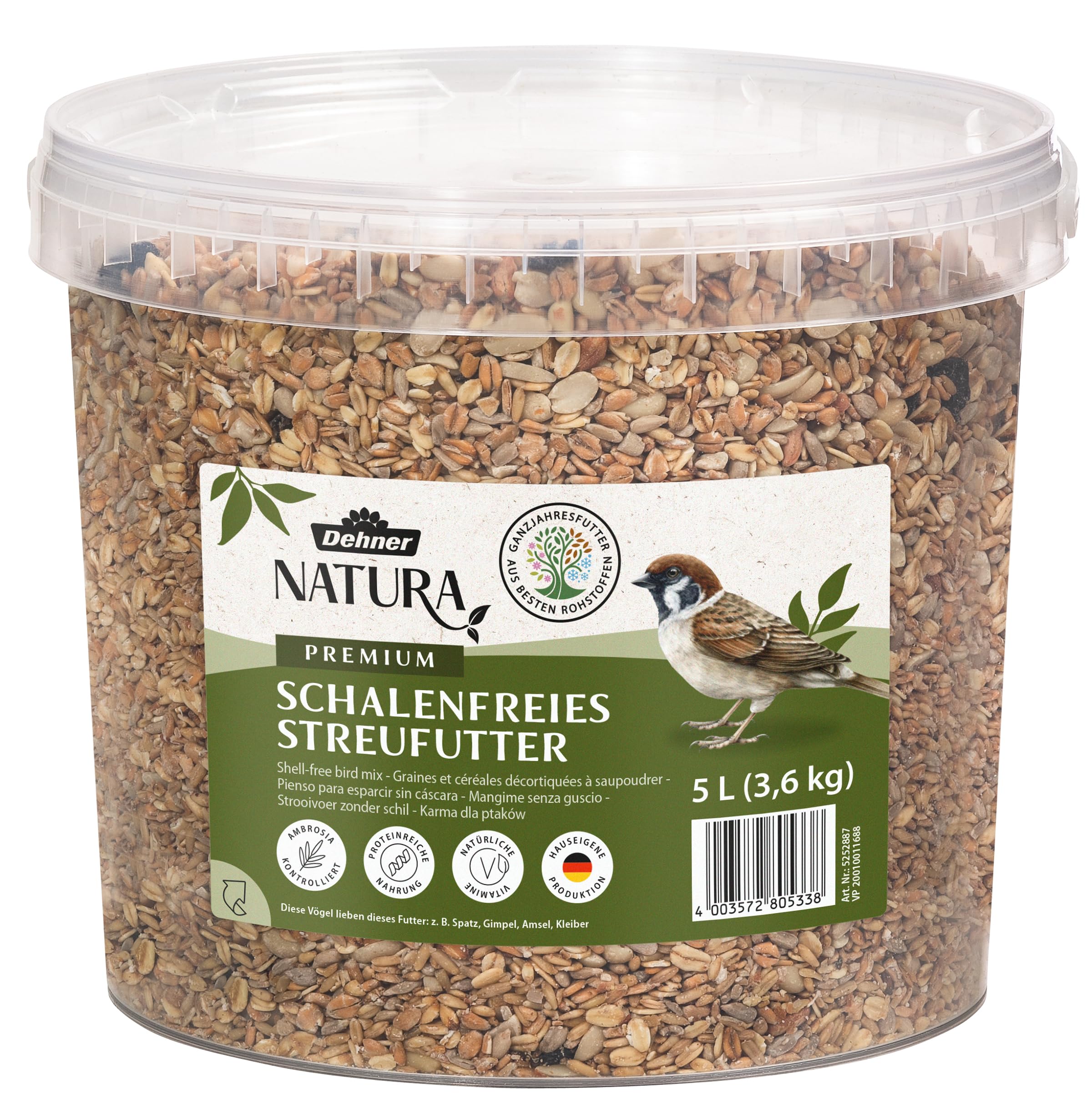 dehner-natura-premium-wildvogelfutter-schalenfrei-3-6-kg image 1