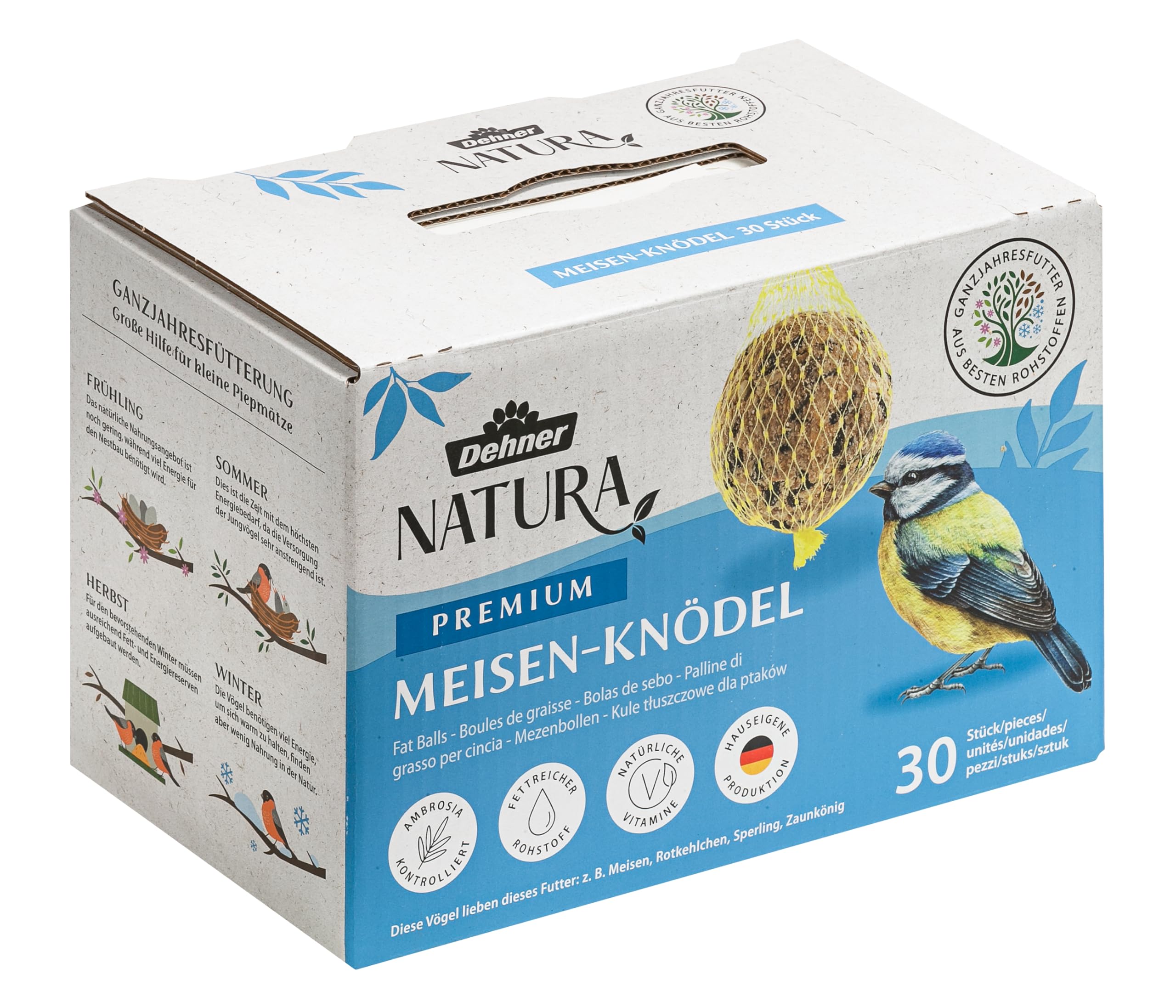 dehner-natura-meisenkn-del-mit-netz-30x90-g-vogelfutter image 1