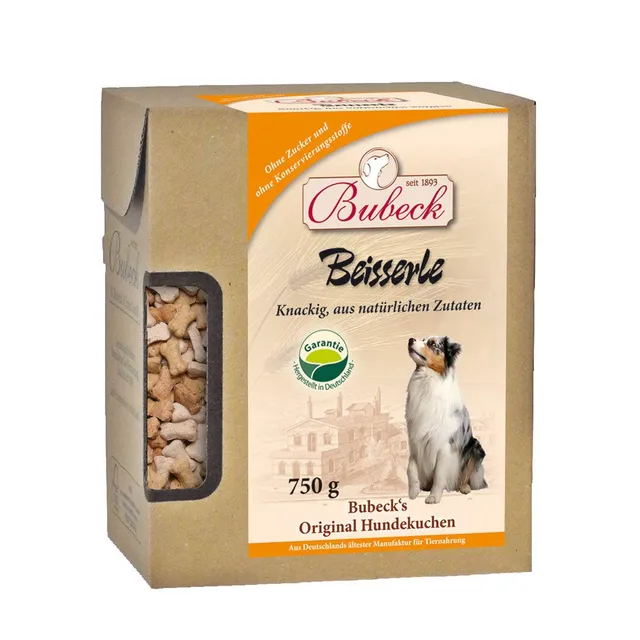 bubeck-hundekuchen-rind-gefl-gel-schwein-750-g-zuckerfrei-steinofen image 1