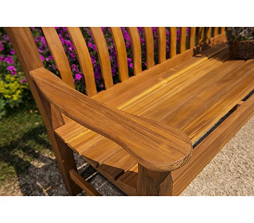 dehner-gartenbank-samui-3-sitzer-akazienholz-natur-161-cm image 8