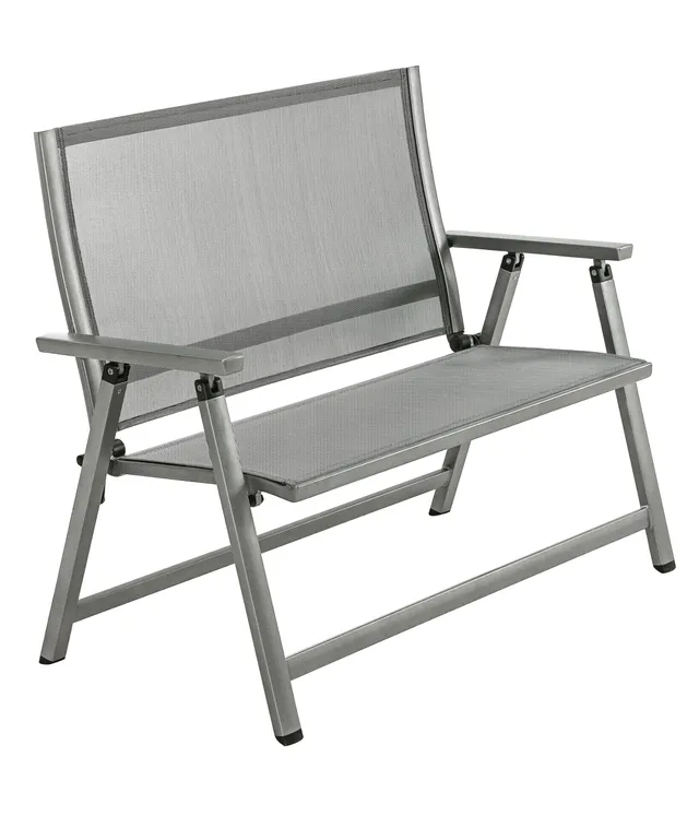 dehner-chicago-klappbank-2-sitzer-alu-textilene-106-cm image 1