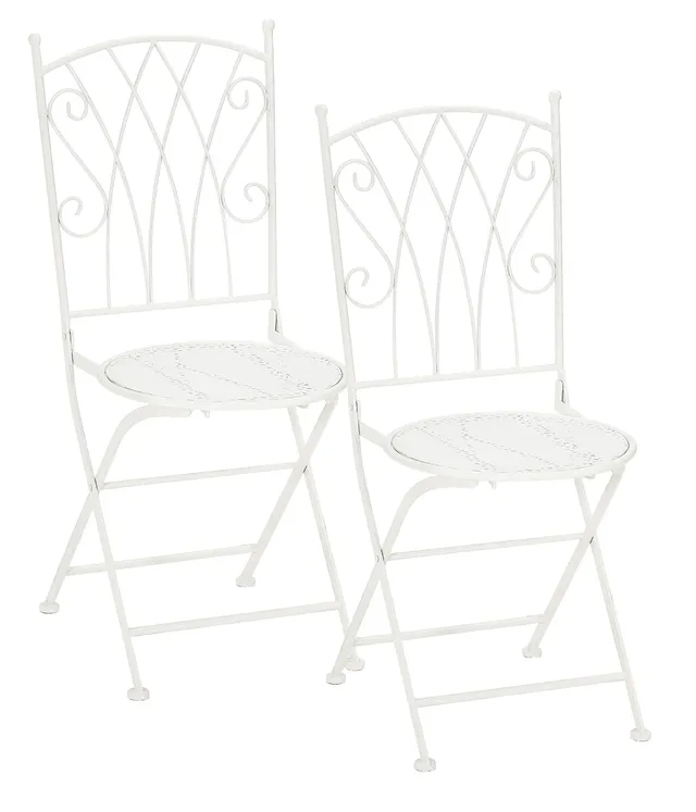 dehner-luca-klappstuhl-2er-set-metall-wei-91x50x41-cm image 1