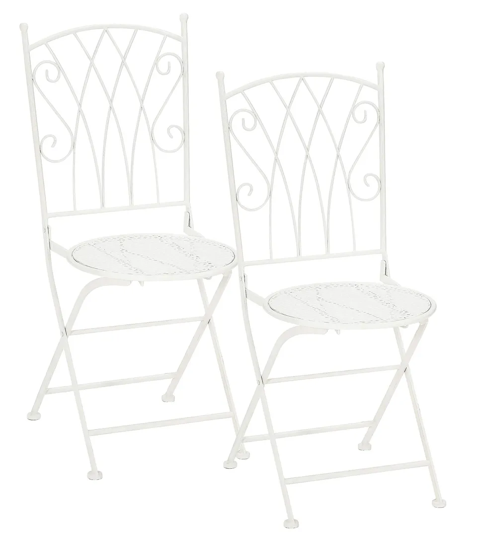 dehner-luca-klappstuhl-2er-set-metall-wei-91x50x41-cm image 1