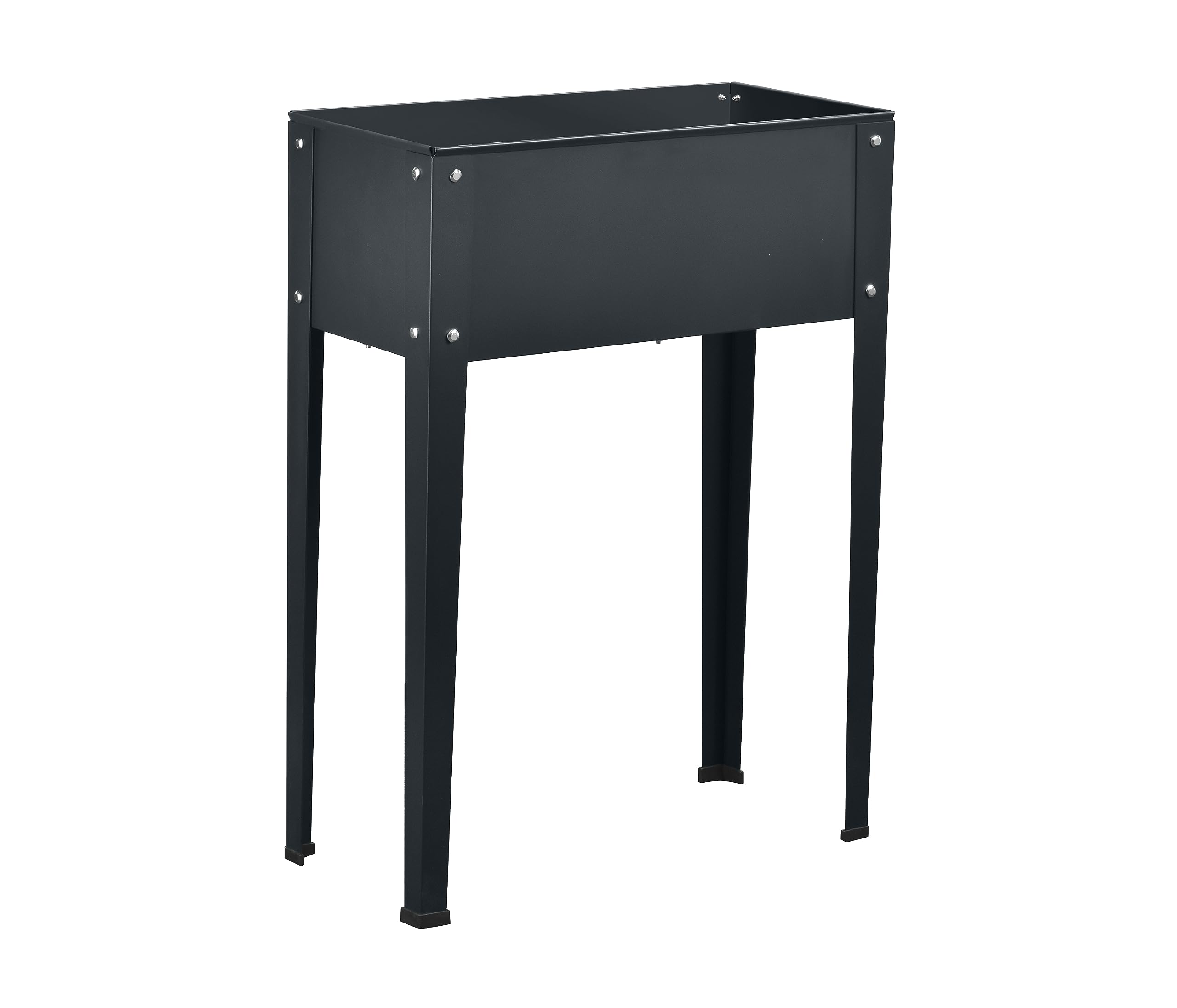 dehner-m-nster-hochbeet-dunkelgrau-80-cm-stahl image 1