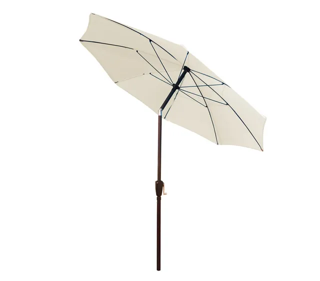 dehner-sonnenschirm-kos-rund-220-cm-beige-schirm image 1